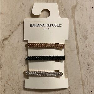 NWOT Banana Republic jeweled hair pins